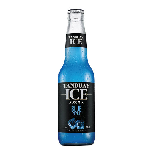 Tanduay Ice Alcomix Blue Fresh 330 ml Vodka bottle
