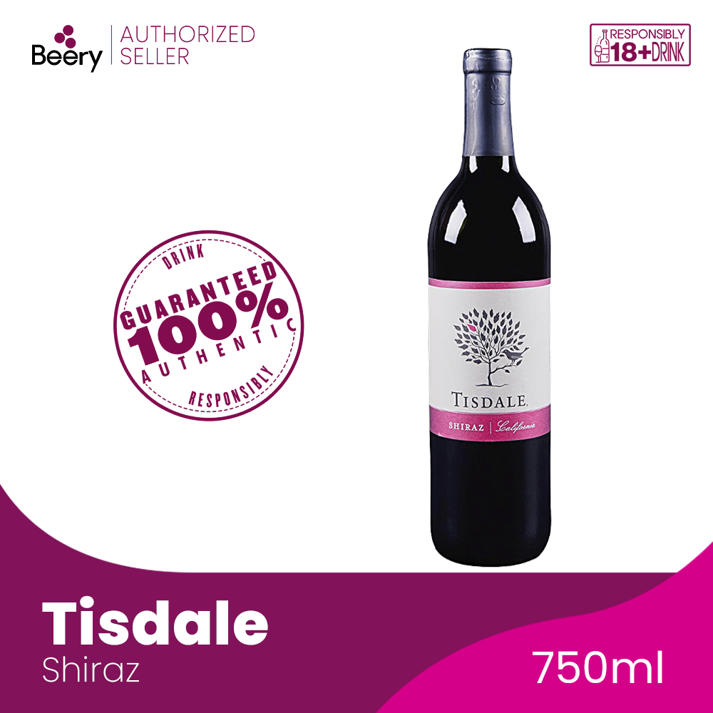 Tisdale Shiraz California Red Wine 750 mL Bottle