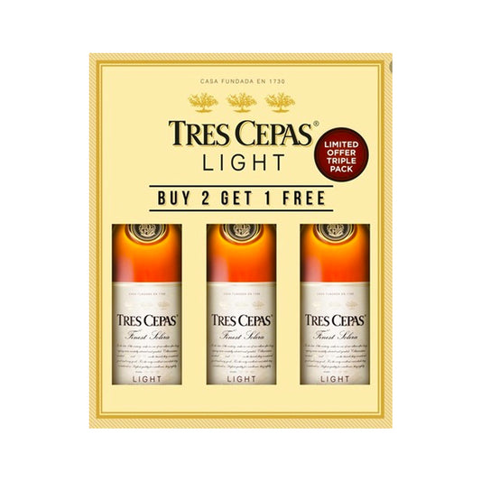 Tres Cepas Light Buy 2 Get 1 (700 ml free)