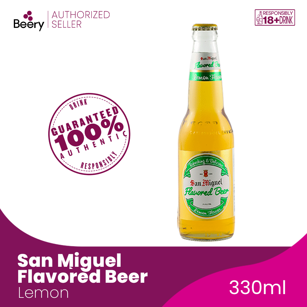 San Miguel Flavored Beer Lemon 300ml Bottle