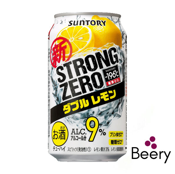 -196˚C Suntory Strong Zero Double Lemon 350ml