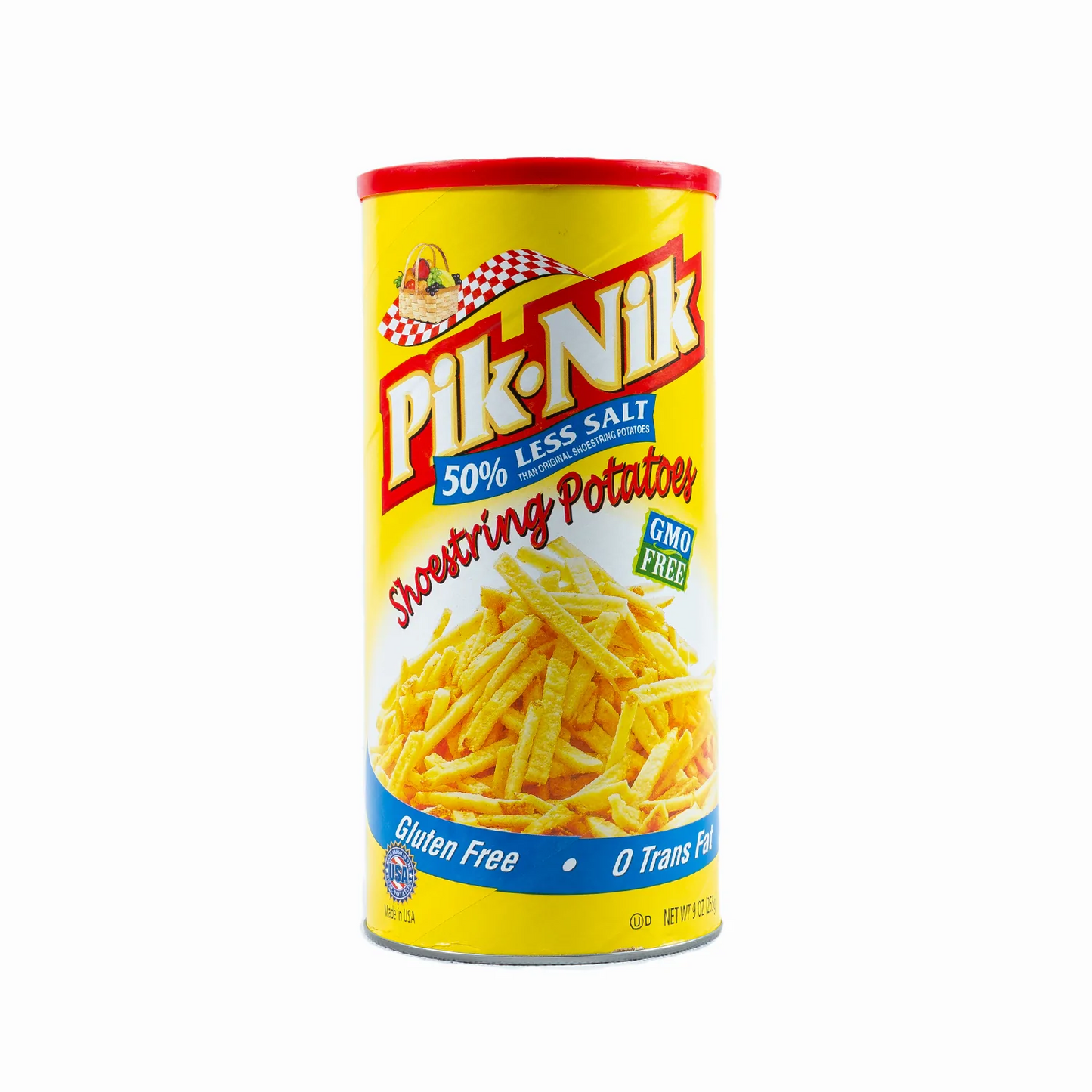Pik-Nik Potato 50% Less Salt 9oz
