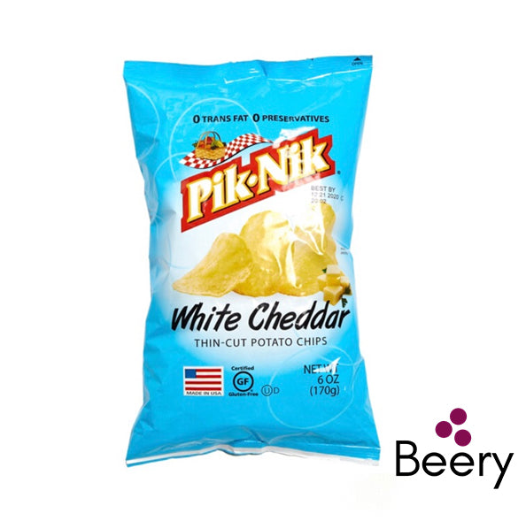 Pik-Nik White Cheddar Potato Chips 6 oz