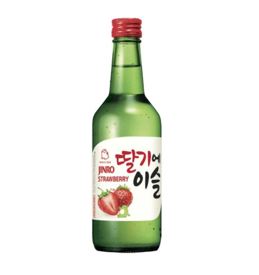 Jinro Strawberry Soju Korean 360 mL