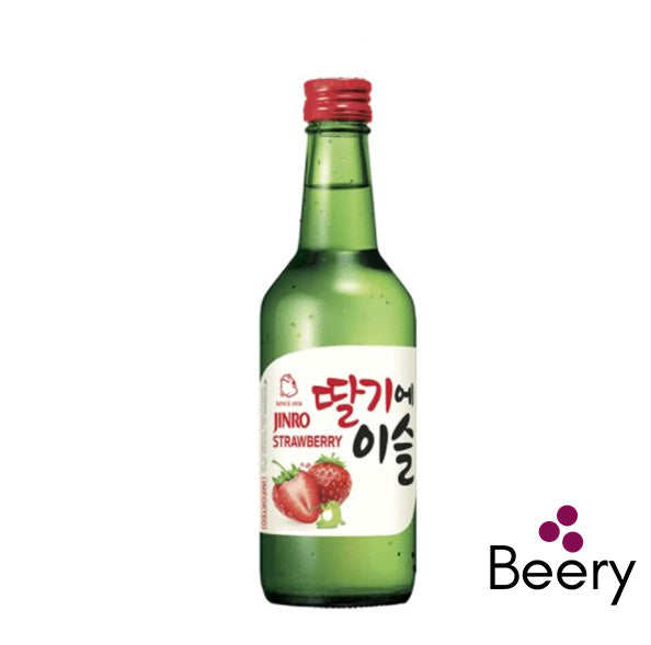 Jinro Strawberry Soju Korean 360 mL