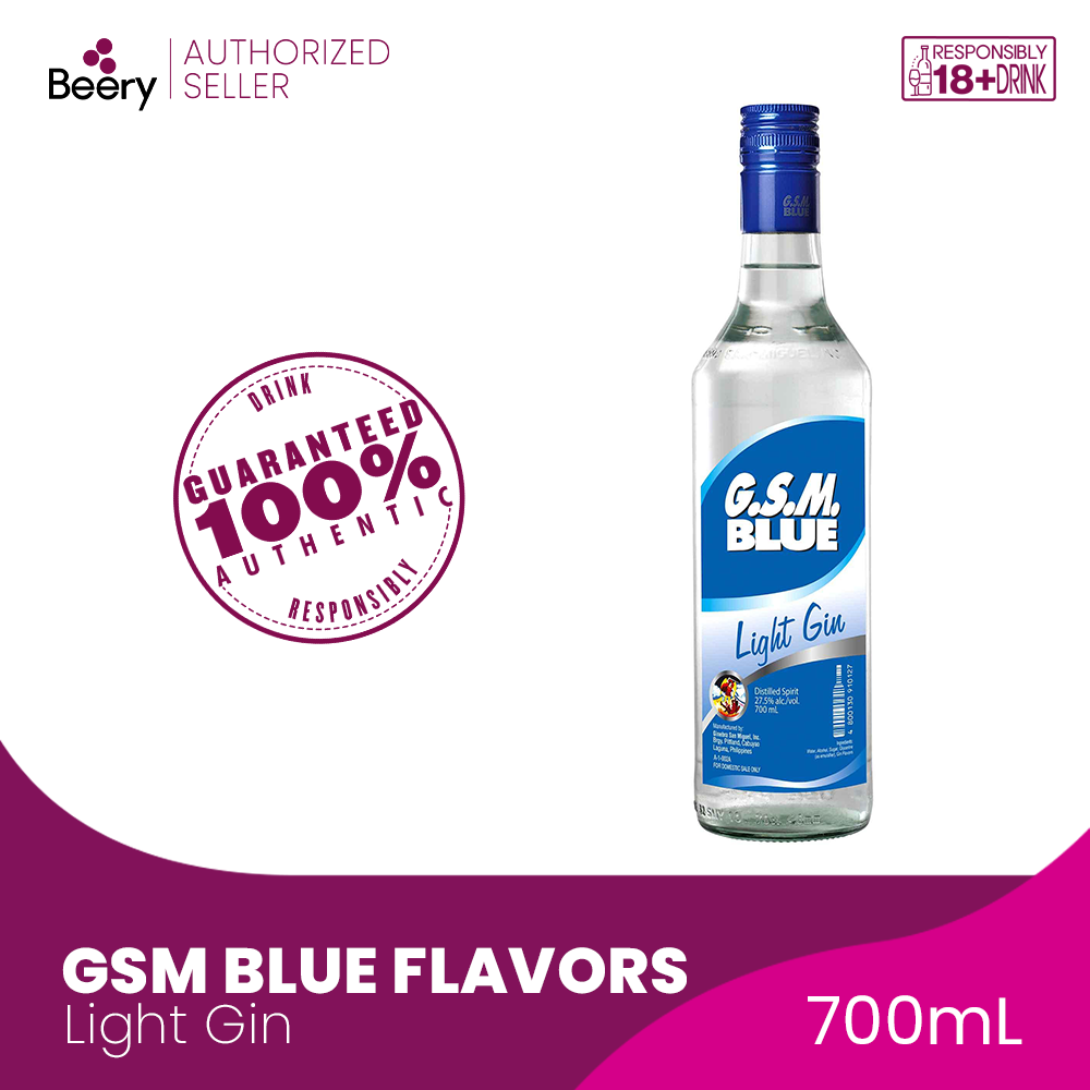 Ginebra San Miguel GSM Blue Light Gin
