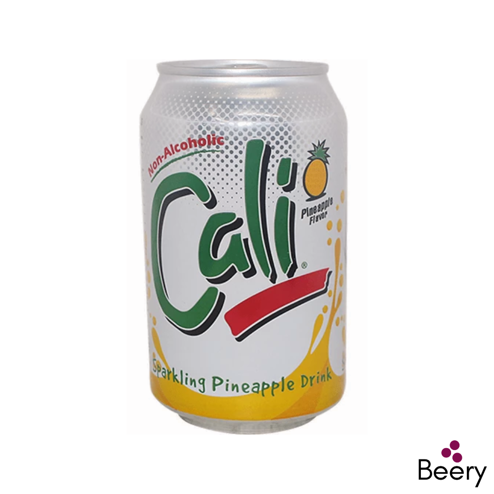 Cali Sparkling Pineapple Soft drink 330ml Can [PROMO BUY 1GET 1]