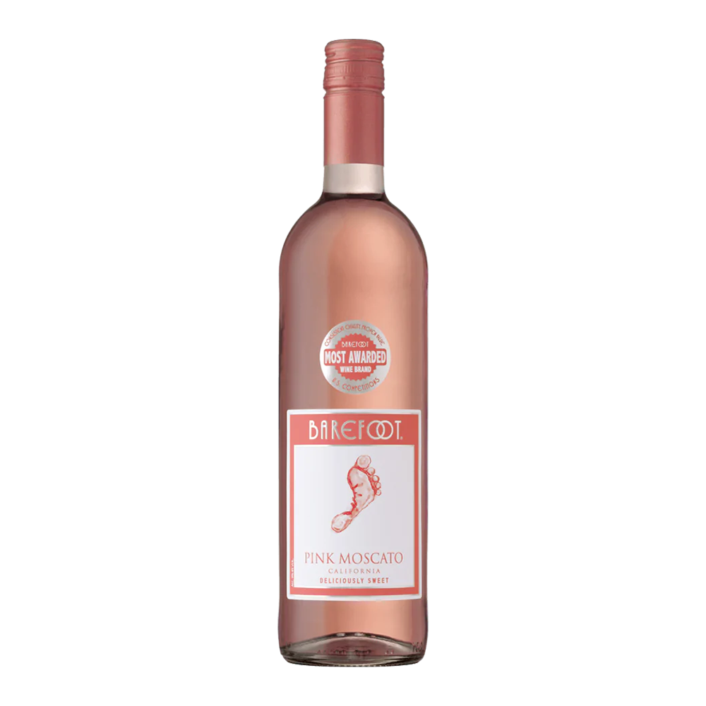 Barefoot Pink Moscato Wine 750ml