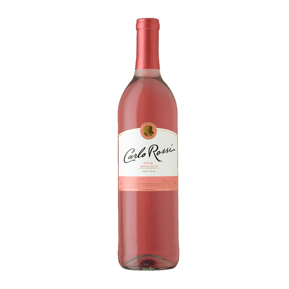 Carlo Rossi Pink Moscato Wine 750ml (Crowd Favorite)