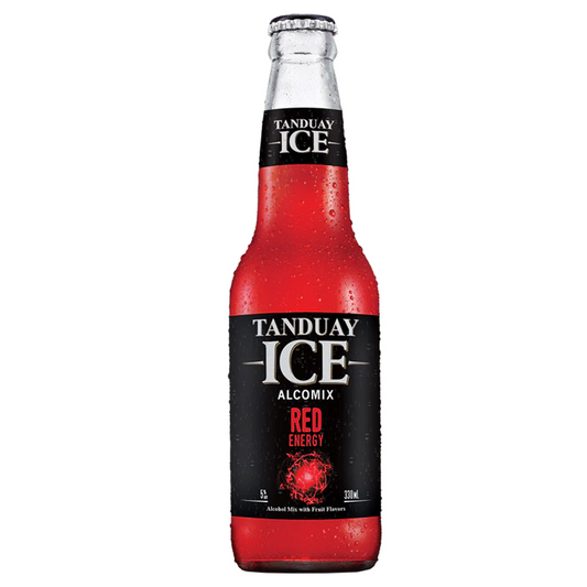 Tanduay Ice Red Energy 330 ml Alcomix bottle