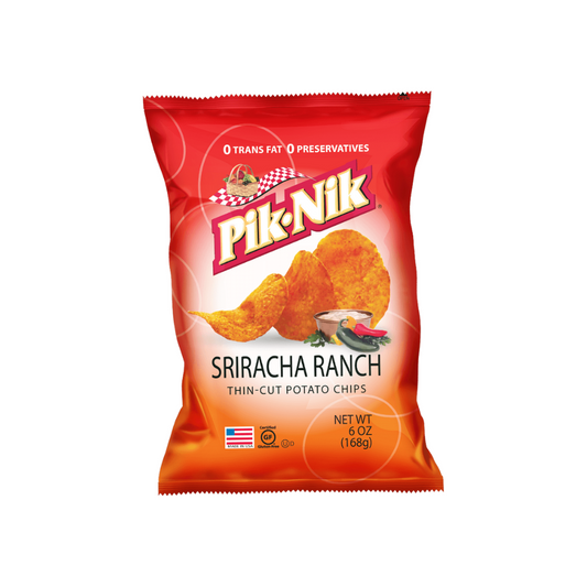 Pik-Nik Sriracha Potato Chips 6 oz