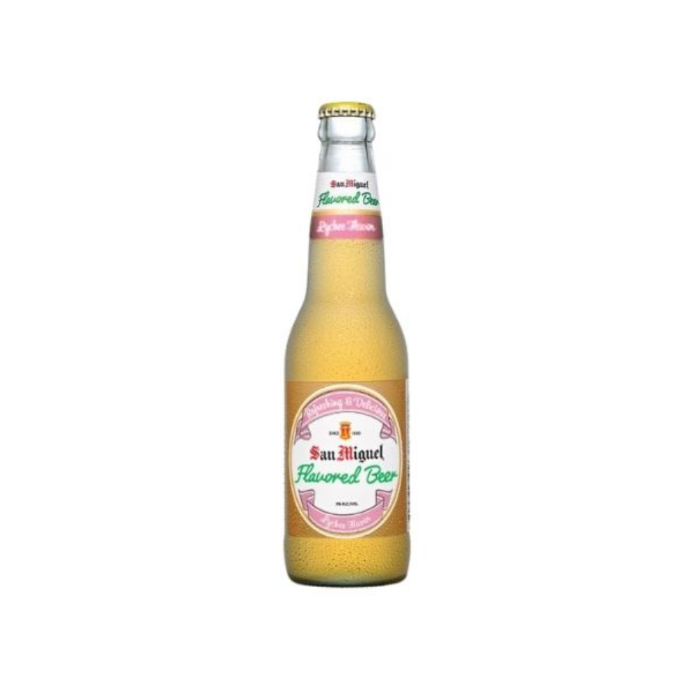 San Miguel Flavored Beer Lychee 300ml Bottle