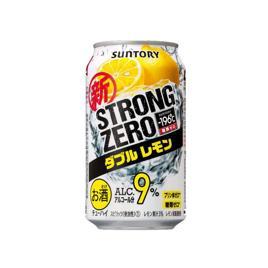 -196˚C Suntory Strong Zero Double Lemon 350ml