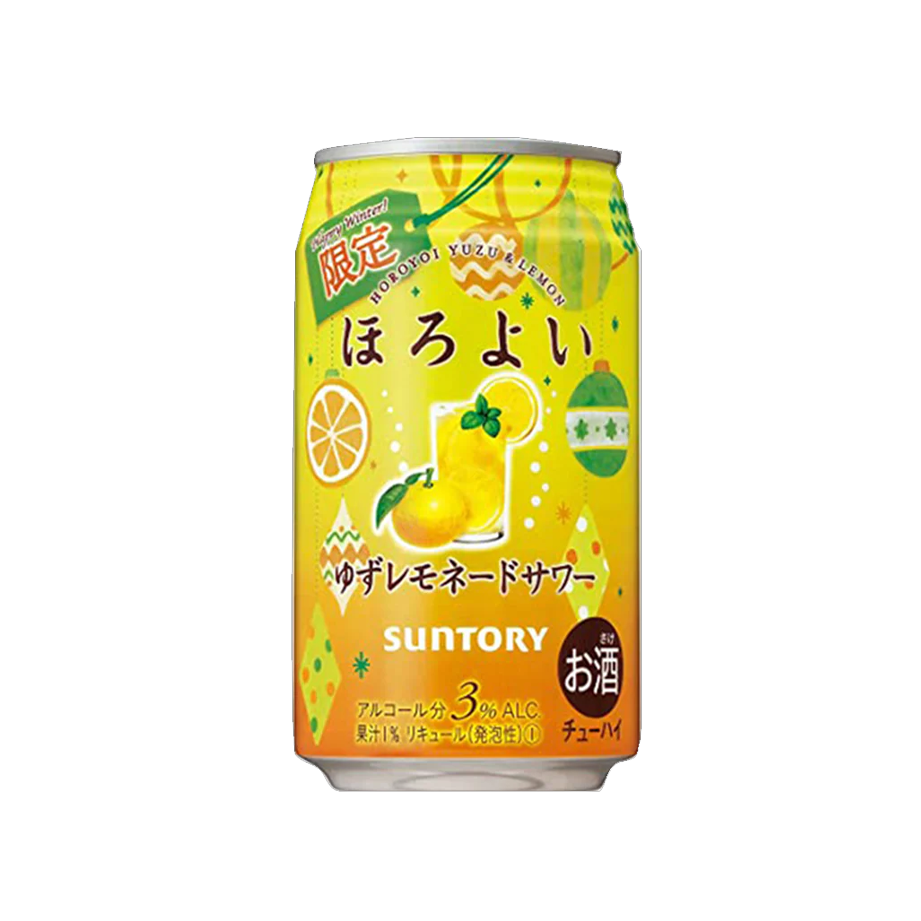 Suntory Horoyoi Yuzu Lemonade Can 350ml