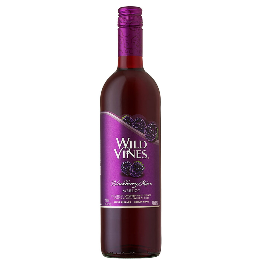 Wild Vines Blackberry Merlot 750ml