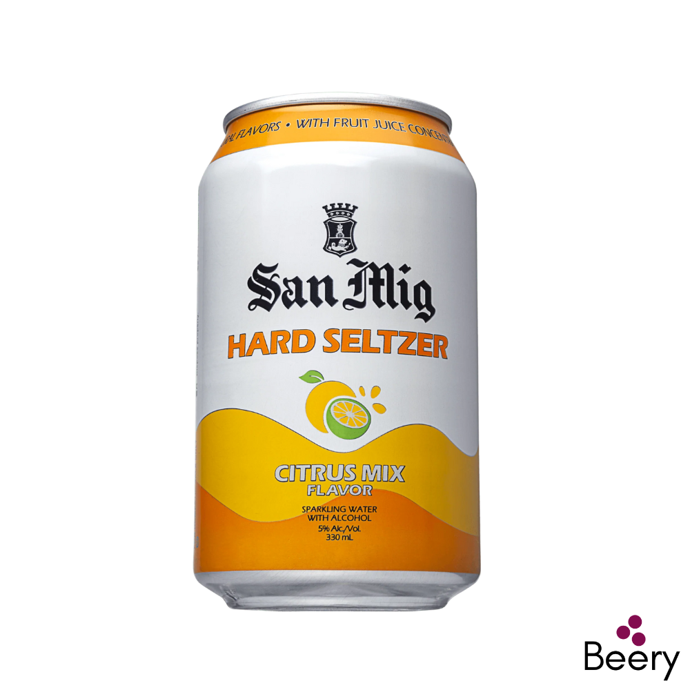 San Mig Hard Seltzer Citrus Mix 330ml