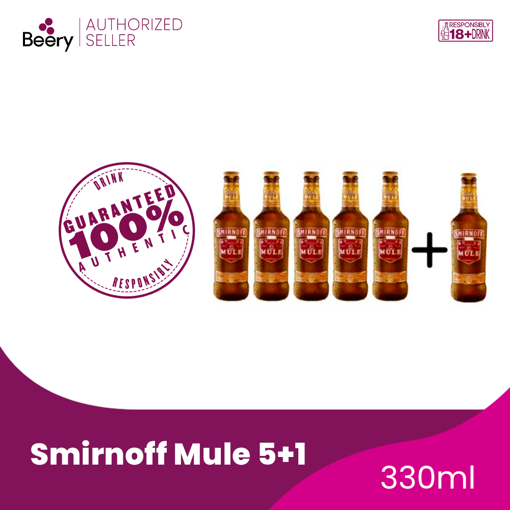 Smirnoff Mule Vodka Discounted Buy 5 Get 1 FREE