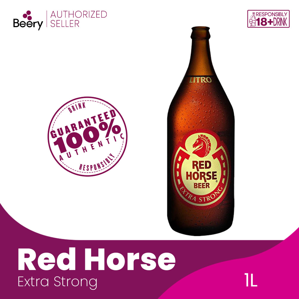 Red Horse Extra Strong Beer 1L (RH Mucho, San Miguel Brewery)