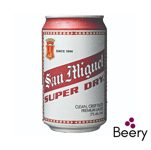 San Miguel Super Dry Beer 330 mL Can