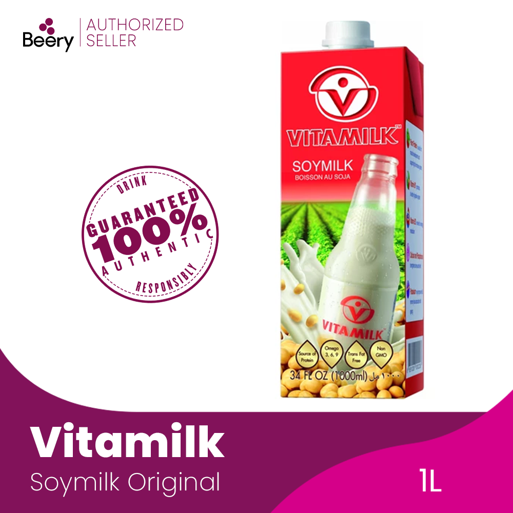 Vitamilk Soymilk Original Soy Milk 1L