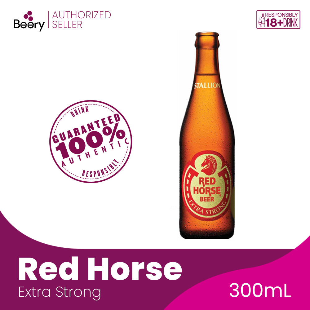 Red Horse Extra Strong Beer San Miguel 300ml Bottle