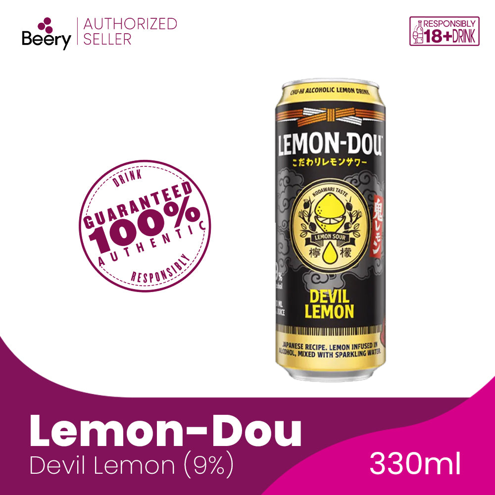 Lemon-Dou Devil Lemon 9% 330mL Can
